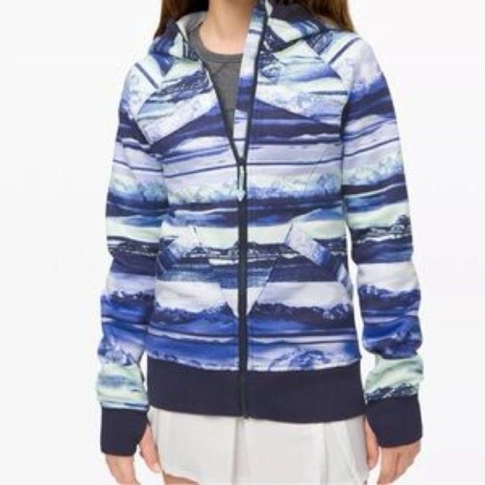 Ivivva by Lululemon Full Zip Fleece Lined Mountain Hoodie - Girls Size 12